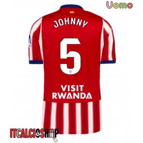 Atletico Madrid Johnny Cardoso #5 Prima Maglia 2026-27 Manica Corta